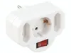 Adapter gniazda McPower, 1x styk uziemiający, 2x Euro, z Podgląd zdjęcia produktu 11