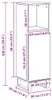 VidaXL 857212, Eiche, 1 Stück(e) Produktbild-Vorschau 8