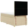 Boxspringbett mit Matratze Creme 100x200 cm Stoff Produktbild-Vorschau 8