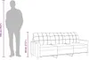 vidaXL 3-Sitzer-Sofa Taupe 180 cm Stoff Produktbild-Vorschau 7