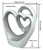 Gilde Porzell Skulptur "Herz im Herzen" VE 6 28626 Produktbild-Vorschau 3