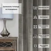Vorhang Taupe Kräuselband 140x145 cm Verdunkelung Samt Produktbild-Vorschau 2