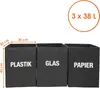 1.02 Système de tri des déchets à 3 compartiments - environ Voir les images du produit 2