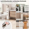 KOMFOTTEU Nischenschrank 18 cm breit, schmaler Nischenwagen Produktbild-Vorschau 5