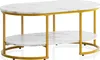 Konferenčný stolík FineBuy 100 x 60 x 45 cm, biely, vzhľad Náhľad obrázku produktu 6