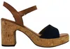 MARCO TOZZI Damen Sandalette hoher Schuh Riemchen Korkoptik Produktbild-Vorschau 10