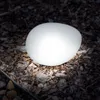Lampada solare da giardino a forma di ciottolo – Vetro Anteprima dell’immagine prodotto 3