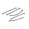 Several chains are laid out on a white background. Produktbild-Vorschau