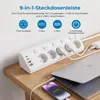 Steckdosenleiste, Steckdosenadapter, EU Steckdose, 5 Fach Produktbild-Vorschau 2