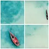 Bild auf Leinwand - Leinwandbild - Insel Boot Schiff Ozean Produktbild-Vorschau 8