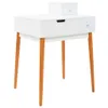 vidaXL Toaletní stolek se zrcadlem MDF 60 x 50 x 86 cm Náhled obrázku produktu 5