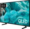 A Samsung QLED TV displaying a vibrant, abstract image, with a 'Made for Germany' badge in the top left corner. Produktbild-Vorschau
