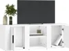 vidaXL TV skříňka bílá 100x31,5x35 cm výrobek ze dřeva Náhled obrázku produktu 4