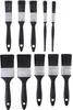 Malerpinsel Set mit 10 Flachpinsel Lackierpinsel Lackpinsel Produktbild-Vorschau 1