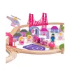 Bigjigs Rail Big Wooden Princess Train Track Voir les images du produit 16