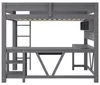 Letto a soppalco gaming 90x200 cm con scrivania, Anteprima dell’immagine prodotto 11