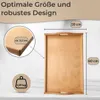 TOPANBIETER 999 Serviertablett Buche groß - 60 x 39 x 4 cm, Produktbild-Vorschau 2