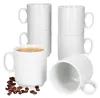 sada 6 hrnků na kávu z akce 250ml bílé porcelánové šálky Náhled obrázku produktu 1