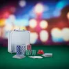 Relaxdays Pokerkoffer, 100 Pokerchips ohne Wert, 2 Produktbild-Vorschau 2