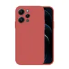 A red phone case is shown on a white background. Produktbild-Vorschau