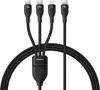 Cavo 3W1 Baseus Flash Serie 3 100W Usb-C - Anteprima dell’immagine prodotto 1