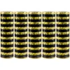 Luftschlangen Set schwarz gold, 5 Packungen, insgesamt 18 Produktbild-Vorschau 1