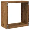 vidaXL Würfel-Wandregale 6 Stk. Altholz-Optik 30x15x30 Produktbild-Vorschau 4