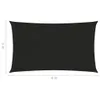 vidaXL Tenda da sole 160 g/m² Nero 3x6 m HDPE Anteprima dell’immagine prodotto 6