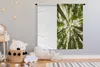 MuchoWow® Wandteppich Wandbehang Hohe grüne Bäume im Produktbild-Vorschau 3