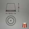 LED Akku-Flaschenlicht,kupfer-matt, LED-Modul/2,6W Produktbild-Vorschau 7