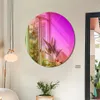 Miroir rond Vrygle Ø 66 cm, miroir mural irisé pour le Voir les images du produit 1