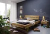 Massivholzbett >Long Beach< in Eichefarbig aus Kiefer Produktbild-Vorschau 1