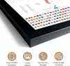 MuchoWow® MuchoWow® Gerahmtes Poster Weltkarte - Farben - Produktbild-Vorschau 3