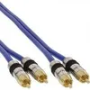 InLine® 89710P Câble Cinch AUDIO, PREMIUM, e mâle, 2x Cinch Voir les images du produit 3