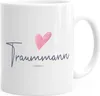 Kaffeetasse Traummann Geschenk-Tasse für Freund Mann Herz Produktbild-Vorschau 1