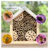 WILDLIFE HOME Bienenhotel mit Metalldach, Wildbienen Produktbild-Vorschau 3