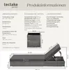 tectake 2er Set Aluminium Rattan Sonnenliegen inkl. Tisch - Produktbild-Vorschau 5