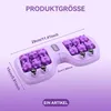 Fußmassageroller – Tragbarer Dual-Massage-Roller für Produktbild-Vorschau 2