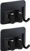 Besen Mop Halter, Edelstahl Selbstklebend Wandhalterung Produktbild-Vorschau 1