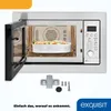Exquisit Einbau Mikrowelle 900W, 1100W Grill, 2500W Produktbild-Vorschau 5