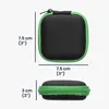 kwmobile 3x In-Ear Kopfhörer Tasche - In Ear Headphones Produktbild-Vorschau 6
