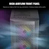 ANTEC AX20 PC Gehäuse Midi Tower Gaming Black ATX, schwarz Produktbild-Vorschau 2