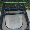 Pop Up Pflanzenschutzhaube mit Reißverschluss, 72x72x82cm Produktbild-Vorschau 4