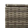 Gartentruhe mit Rollen Grau 190L Poly Rattan - Gartenboxen Produktbild-Vorschau 9