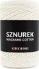 Makramee Baumwollseil 2mm, 200m Rolle, Ecru - Ideal für Produktbild-Vorschau 1