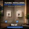 B.E.S.T. Universal Netzwerkdose Aufputz/Unterputz 2x RJ45 weiß CAT6A CAT7 CAT8 – Produktbild 7 Produktbild-Vorschau