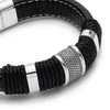 SERASAR | Bracciale da uomo in vera pelle premium [anello] Anteprima dell’immagine prodotto 8