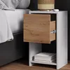 Noční stolek Vicco Evo Bílý/zlatý dub Sada 2 kusů, Model Náhled obrázku produktu 4