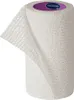 A roll of white elastic bandage with a purple label. Produktbild-Vorschau