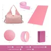 ProximaX Yoga Flow-set, 6-delig, roze, inclusief: yogamat Productafbeelding-voorbeeld 2